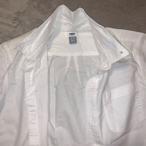 Old Navy White Collar Shirt